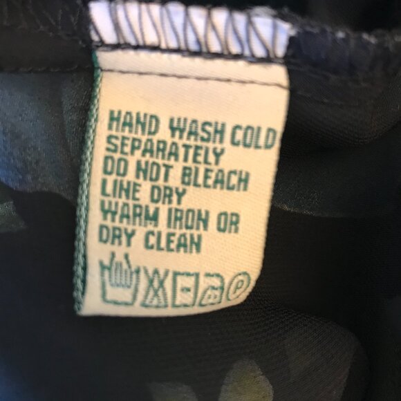 VTG Hilo Hattie Hawaiian maxi dress women S silk ruffle Hibiscus tropical island - Picture 7 of 9